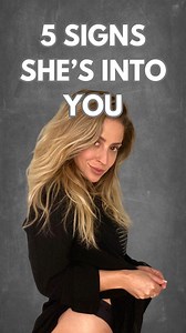 Five signs she’s into you. 1. She puts effort into her appearance 2. She tries to impress you 3. She prioritizes and puts more effort into anything that involves you 4. She’s excited to introduce you to her friends and family 5. She is more feminine around you and constantly trying to show you why you’re hubby material. | Jamie Date