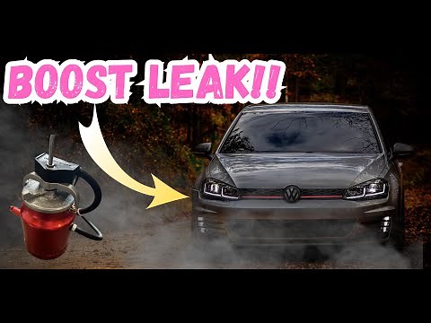 MK7 GTI Boost Leak Diagnosis - AutoLine Smoke Machine Test