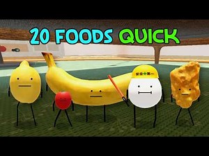 Unlock 20 Foods - Secret Staycation (Roblox)