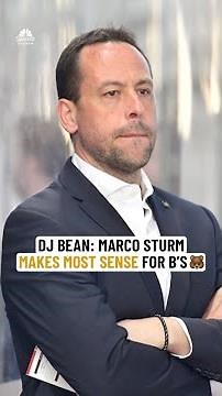 DJ Bean: Marco Sturm 'makes most sense' as Bruins next head coach