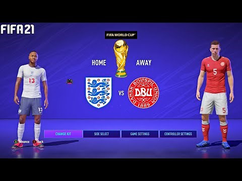 FIFA 21 | England vs Denmark - Fifa World Cup 2022 - Full Match & Gameplay