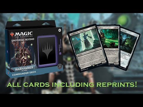 MTG 40k Commander Deck: ALL Necron Cards!