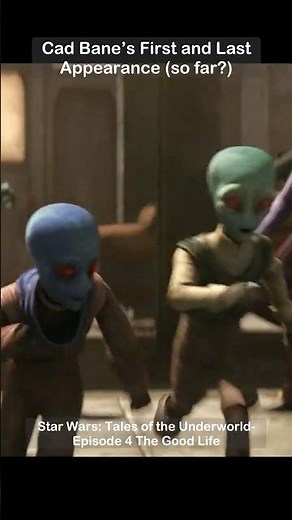 Cad Bane's First and Last Appearance so far?