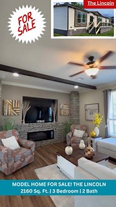 9.3K views · 77 reactions | AT FLORIDA MODULAR HOMES MODEL HOME FOR SALE! The Lincoln 2160 Sq. Ft.| 3 Bedroom | 2 Bath Call or text us at (904)-429 -9985 for more details! | Florida Modular Homes | Facebook
