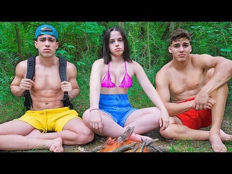 24 HOURS SURVIVING IN THE FOREST!!