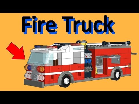 How to BUILD a LEGO Fire Truck