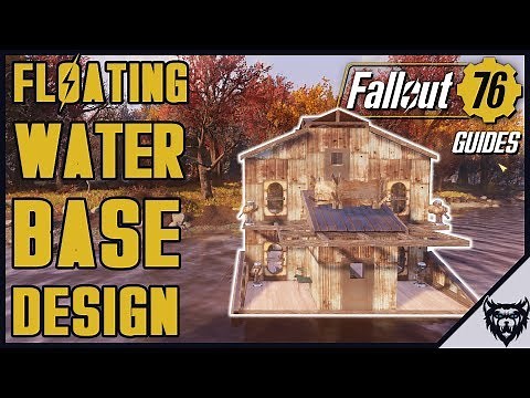 FALLOUT 76 - The Floating Water Base Design - Building Guide