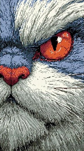 ⚔️ Pixel Cat Quest: The 16-bit Four-Legged Warrior! #viralvideo #cutecat #cinematiccat #rpggames