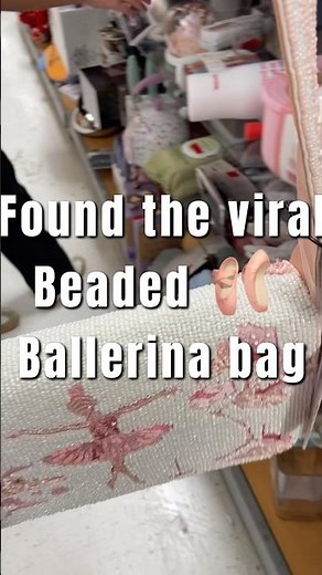 Found the viral ballerina beaded bag #tjmaxx #tjmaxxhaul #shoppinghaul