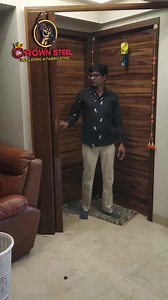 1.1M views · 15K reactions | PVC folding door with magnet lock. Client Review #crownsteel #pvcdoor WhatsApp: +91 9557369618 | Crown Steel Welding & Fabricating | Facebook