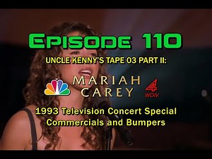 MARIAH CAREY 1993 NBC Television Concert Special Commercials and Bumpers