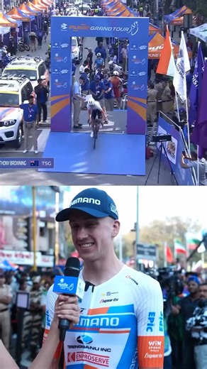 Polygon Bikes India on Instagram: "Huge congratulations to @fergus.browning and @terengganucyclingteam for a stellar Prologue ITT win at the Bajaj Pune Grand Tour 🚴‍♂️ An incredible ride that puts him at the top of the general classification and into the coveted yellow jersey. Strong start, sharp legs, and a statement performance—excited to see how the race unfolds from here. #polygonbikes #polygonbikesindia #BlitzBikes #bajajpunegrandtour #tsgcyclingteam"