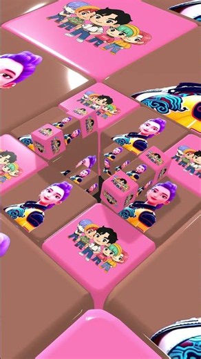 Kpop Demon Hunters Face Ball Falling 483 #kpop #jpop #케데헌 #kpopdemonhunters #animation #roblox