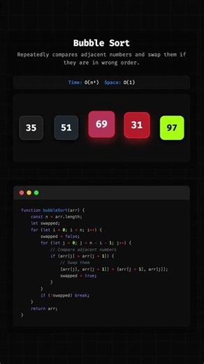 How does bubble sort work?