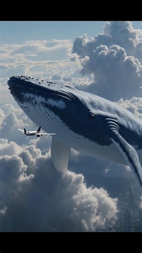Whale Floating in the Sky 😳