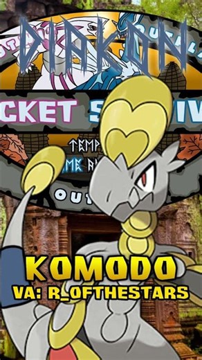 Meet Komodo the Hakamo-o (Pocket Survival: Temple of Time & Space) #shorts #pokemon #survivor
