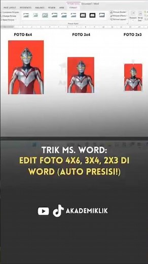 Edit 4x6, 3x4, 2x3 Photos in Word (Auto Precision!)