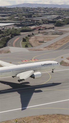 DRAMATIC Lufthansa Airlines 777 Landing in Long Beach Airport!✈️