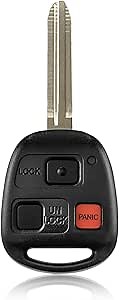 Replacement for 2003 2004 2005 2006 2007 2008 2009 Toyota Landcruiser FJ Cruiser Key Fob Remote Control HYQ1512V 3 Buttons 315MHz