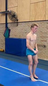 Impressive Gymnastics Routine on the Tumble Track