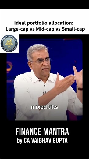 Ideal portfolio allocation: Large-cap vs Mid-cap vs Small-cap