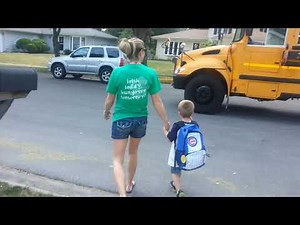 Max's first day of preschool