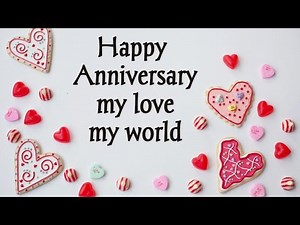 Anniversary Wishes For Love/Happy Anniversary My Love, My Lifepartner