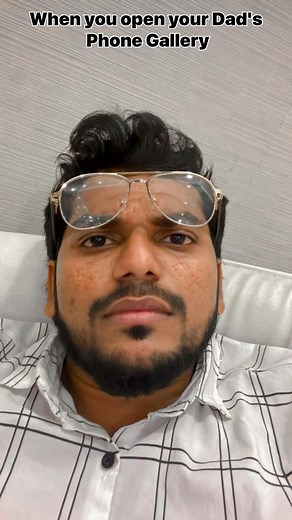 Adhirchi Arun | When you open your Dad’s Phone Gallery 😂🙏🏻 BGM : @anirudhofficial sir thottaley hit dhan ❤️‍🔥🔥 Video concept & courtesy: @ankitdrobow bro... | Instagram