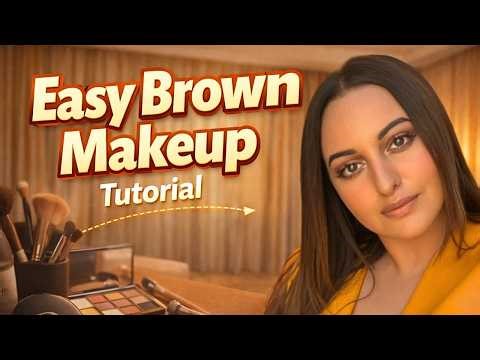 Brown Makeup Tutorial! #grwm