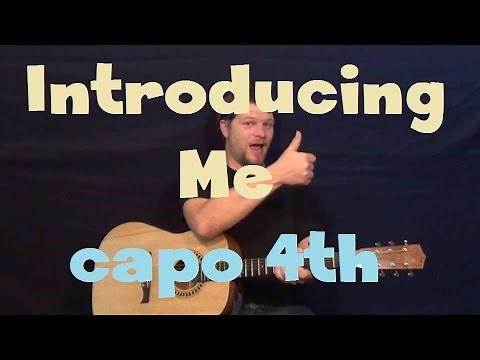 Introducing Me (Nick Jonas) Easy Strum Guitar Lesson How to Play Tutorial