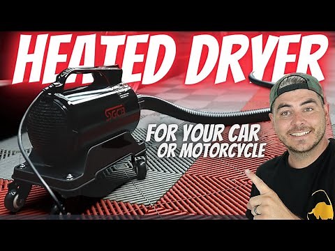 How to dry your car after wash | SGCB Air Force Dryer HEATED!