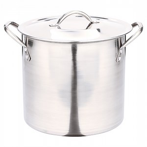 Mainstays 8-Qt Stainless Steel Stock Pot with Metal Lid
