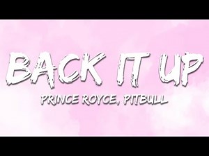 Prince Royce, Pitbull - Back It Up (Lyrics)