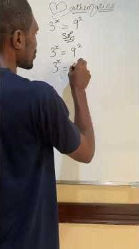 Exponential Equation problem solving