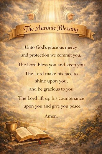 🕊️ The Aaronic Blessing | The Priestly Blessing | A Prayer of Peace and Grace