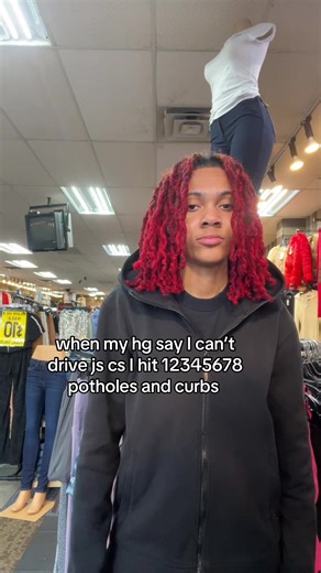 mind you she drive js like me 😟 #fypシ #funny #relatable #driving #potholes