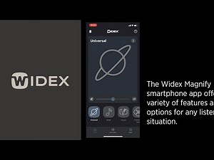 WIDEX MAGNIFY App Tutorial | WIDEX hearing aids