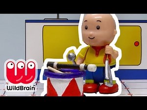 Caillou Full Animation | Caillou The Drummer | Watch Caillou Stop Motion Episodes 🎨 Crafty Kids