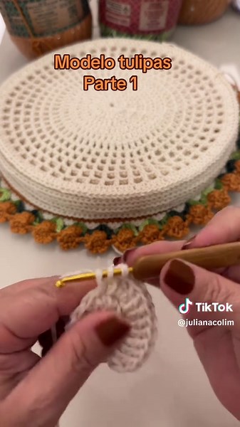 Tutorial de Crochê: Jogo Americano Tulipas Passo a Passo