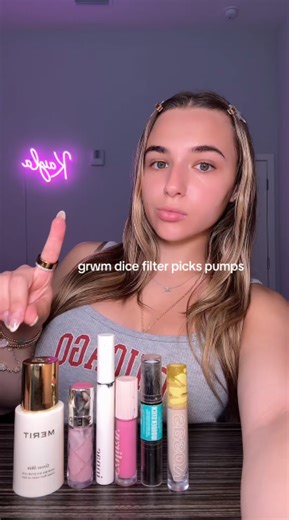 GRWM dice filter and my favorite pumps