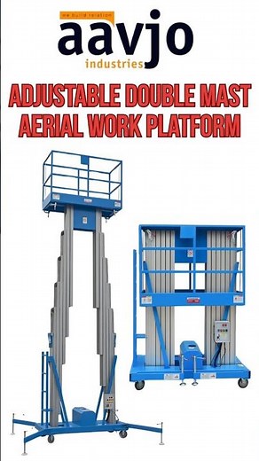 Double Mast Aerial Work Platform LIVE Demo | Aerial Work Platform for Warehouse & Maintenance