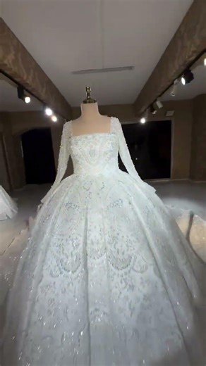 The most realistic white colour longer gown for girls #weddingdress #like #redbride