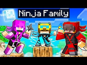 Adopted By A NINJA FAMILY In Minecraft!