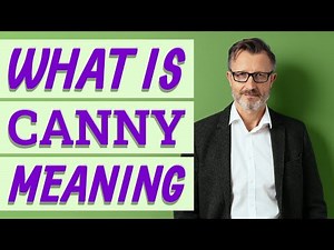 Canny | Meaning of canny
