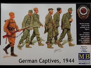 WHATS IN THE BOX? MASTER BOX 1/35; GERMAN CAPTIVES 1944. MB3517. REVIEW No 40
