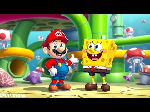 SpongeBob & Mario: The Jellyfish Kingdom Adventure