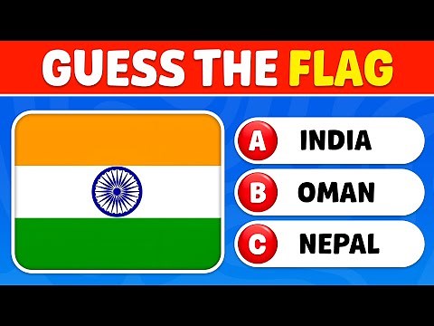 Guess and Learn ALL 50 FLAGS Of ASIA | Flag Quiz 🏳️🌏 - Knowlio