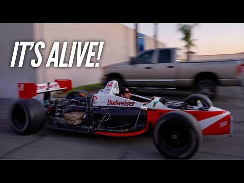 I DRIVE My IndyCar for the First Time!! Utterly insane