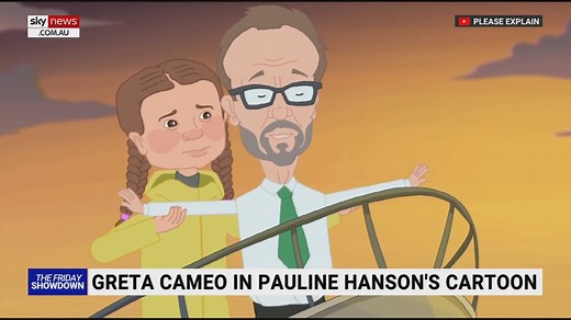 One Nation’s cartoon series pokes fun at Greta Thunberg