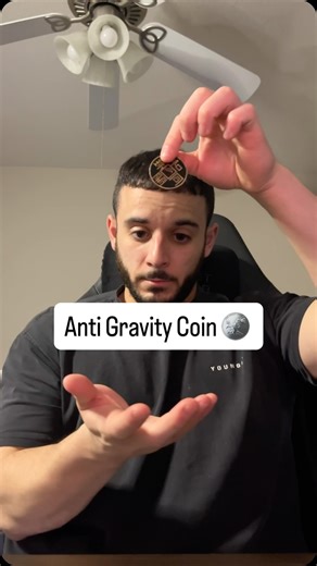 Sam Rodriguez on Instagram: "Anti gravity coin 🪙 #magictrick #magician"